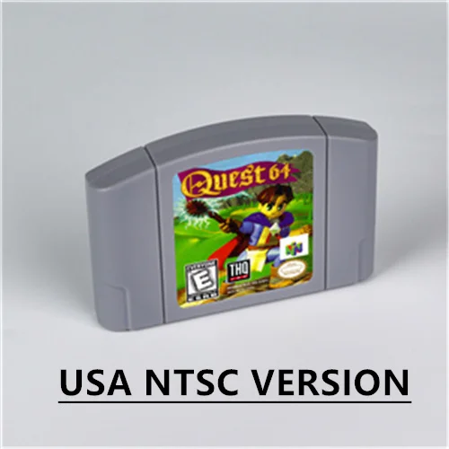 

Quest Retro 64 for Retro 64 Bit Game Cartridge USA Version NTSC FormatChidren Gift Gaming