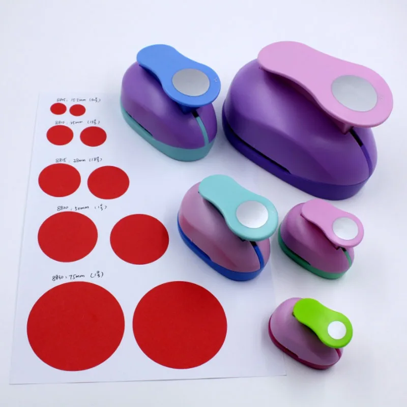 

Labor-saving Large Circle Embossing Device, Creative Handmade DIY Children's Embossing Machine, Punching, Hole Punch Round