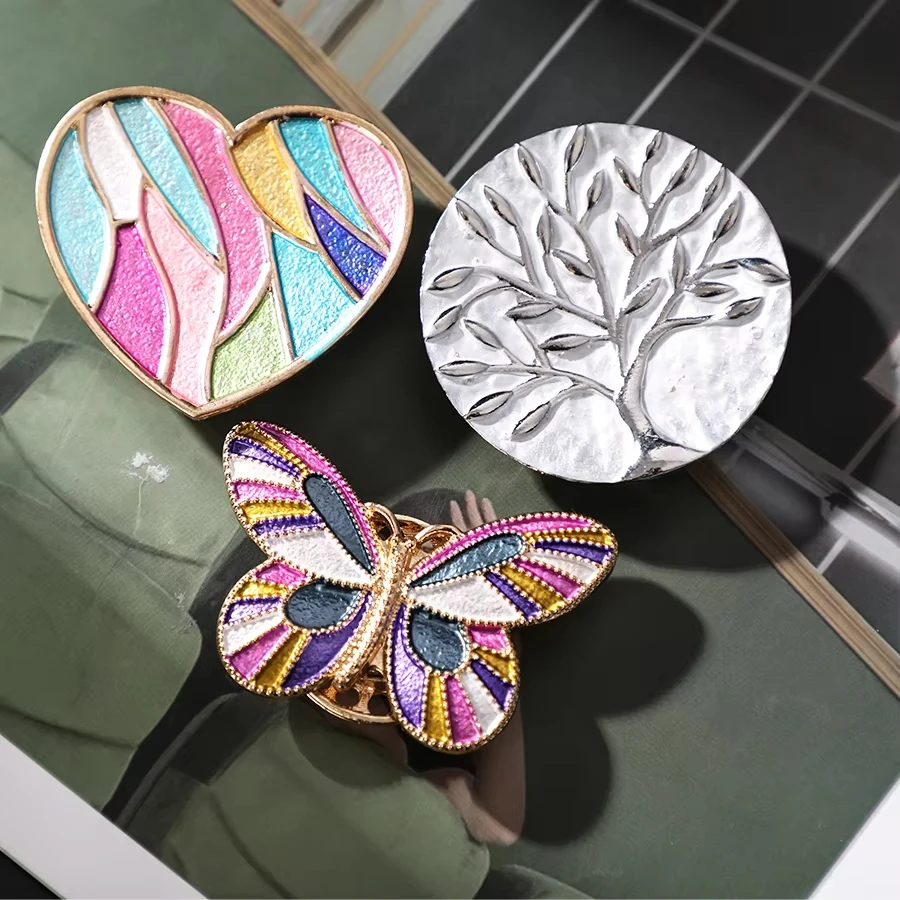 Cartoon Alloy Magnetic Brooch Animal Needle Suction Device DIY Knitting Magnetic Accessories Embroidery Needle Magnet Brooch