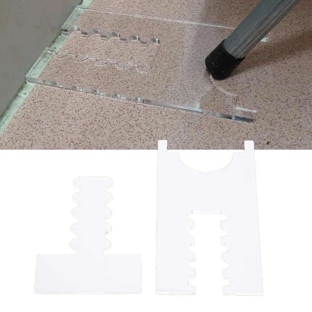 2 Pack Clear Transparent Furniture Wall Protector Acrylic 10x17cm Couch Wall Spacer Sofa Wall Stopper Home Furniture Use