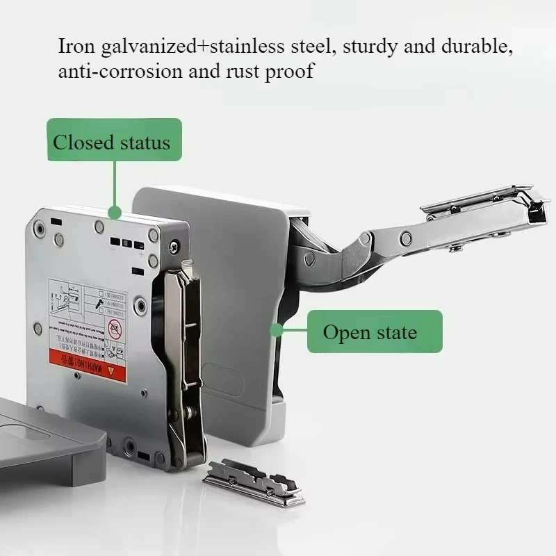 Cabinet Hydraulic Rod Flip Up Door Air Pressure Support Rod Cabinet Door Can Stop Freely Without Hinge Telescopic Lifting Rod