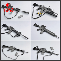 1/6 Soldier Toy Rifle M4 M4A1 M4 SOPMOD XM177 M16 US Military Weapons Model Not Launchable Fit 12\