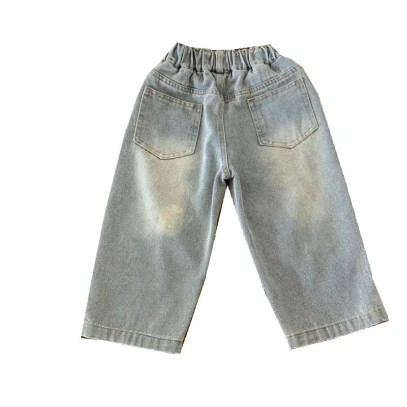 Boys Jean Pants Long Trousers Denim 2024 Packet Spring Autumn Baby's Kids Teenagers High Quality School Children's Clothing