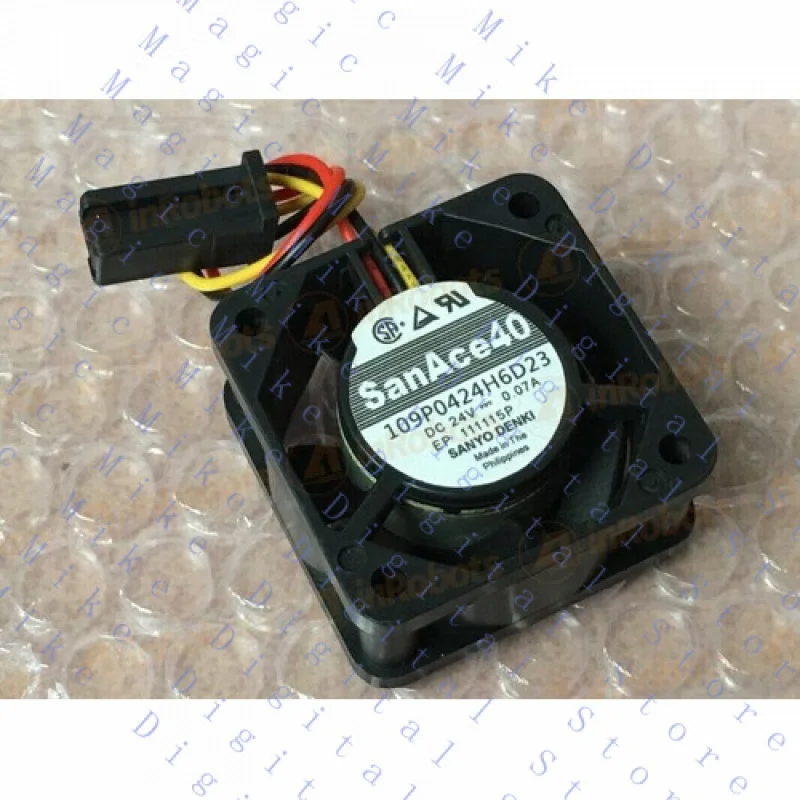 

UU FOR Sanyo 109P0424H6D23 24V 0.07A 4020 3-pin dual ball FANUC system inverter fan