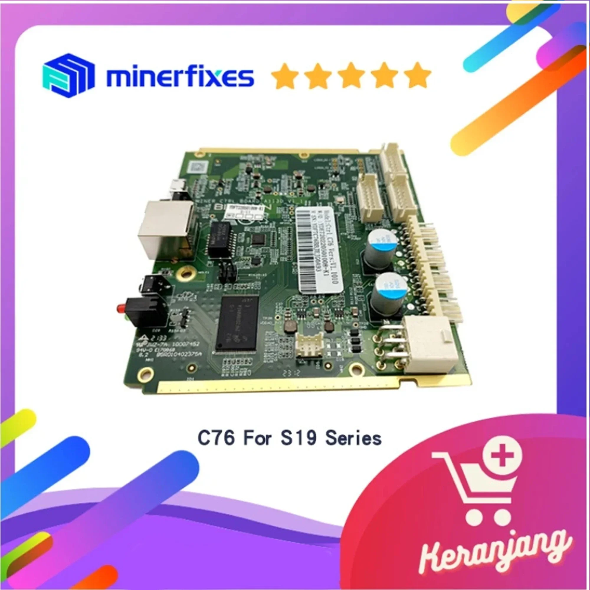 

New Antminer C76 Bitmain Original Control Board Suitable For S19 S19jpro S19xp Control Board A1835 Main Control ChipMiner