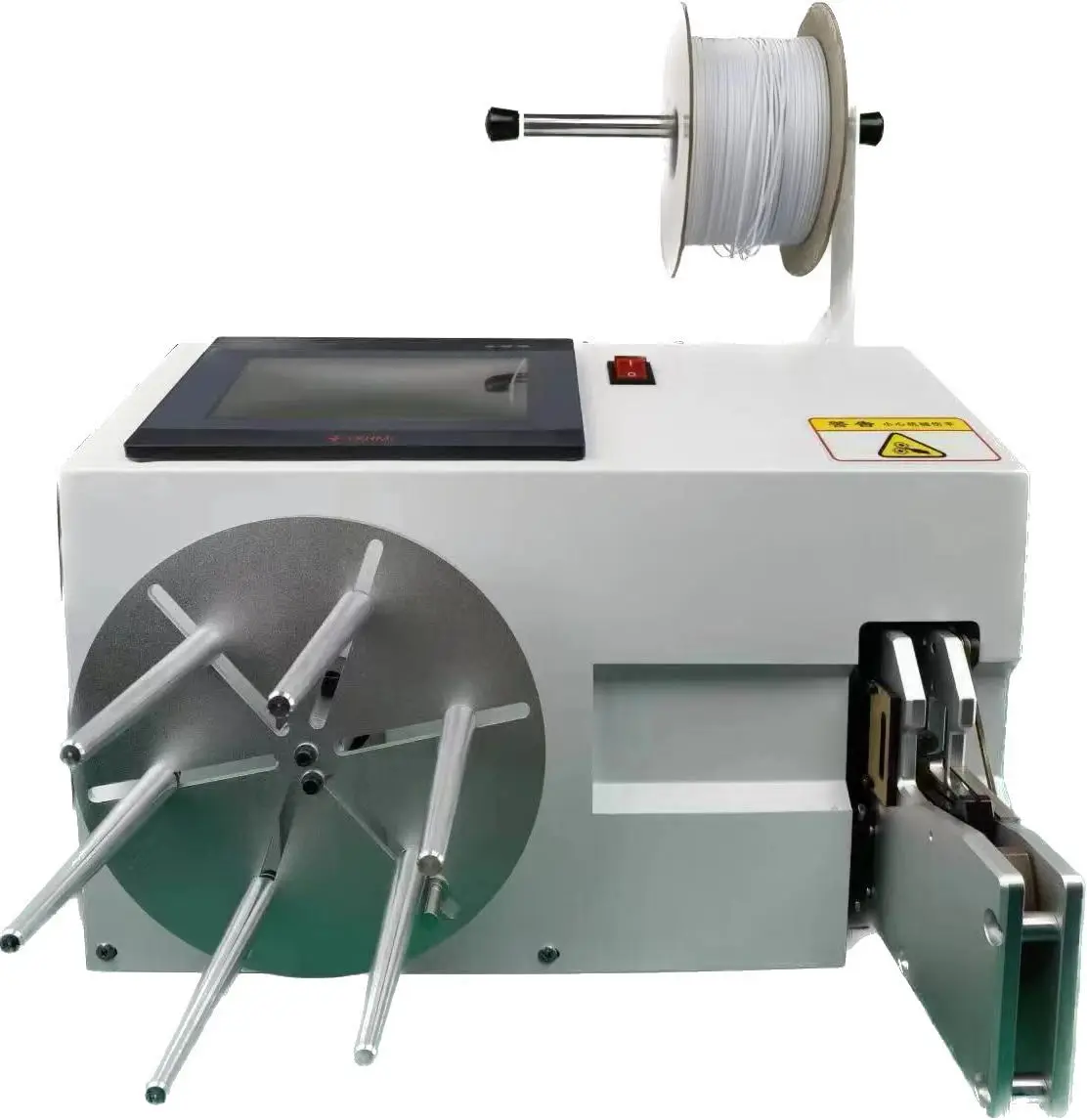 cable winding machine automatic USB wire and power supply winding and binding  machine