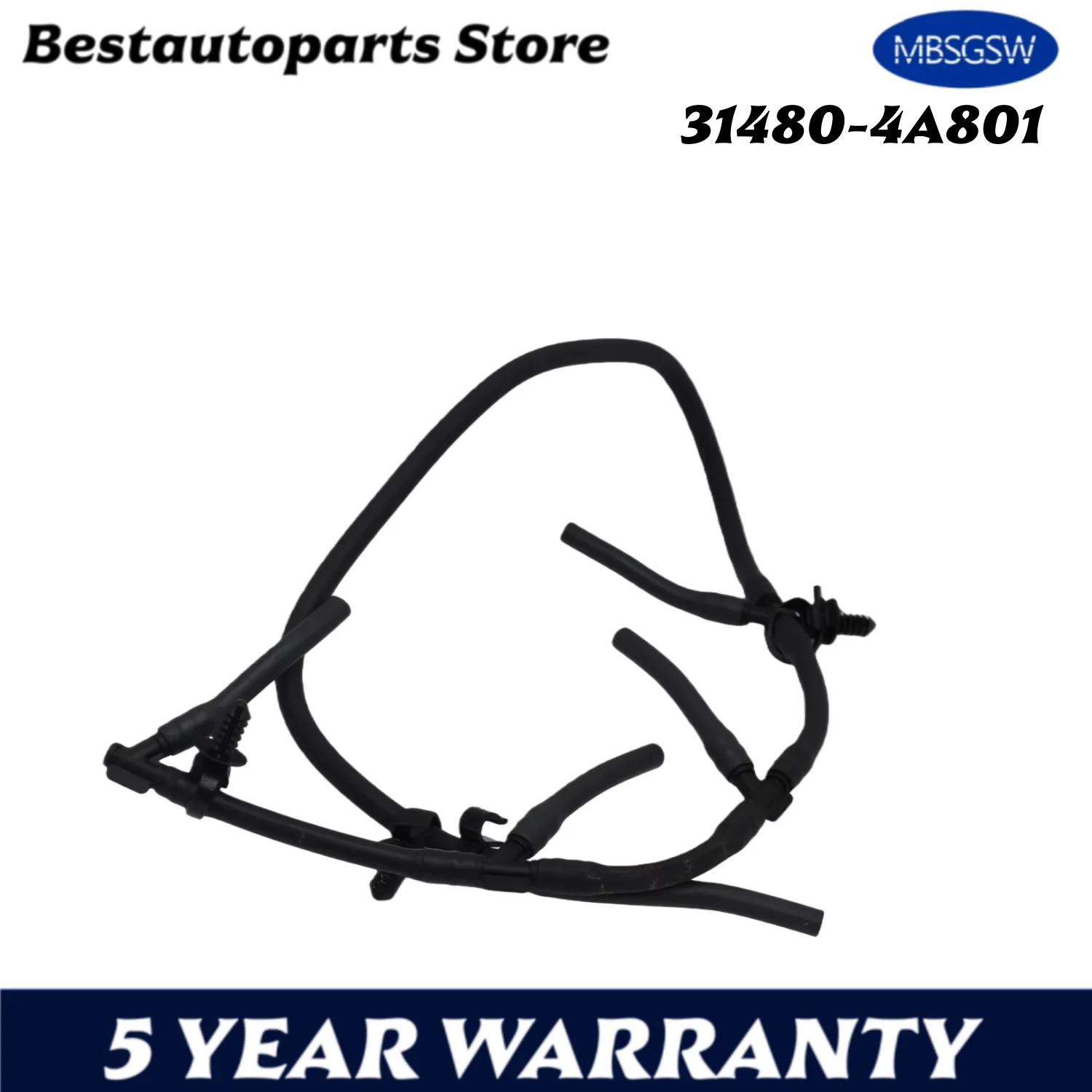 

314804A801 31480-4A801 31480 4A801 Шланг возврата топлива Труба утечки для шланга инжектора