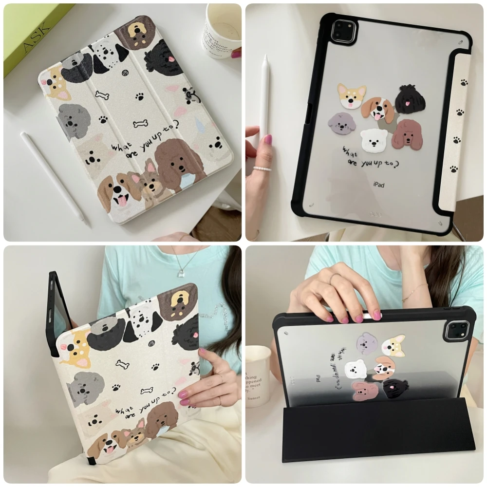 

For iPad Air 5 4 10.9 inch 2022 10th Gen Case 9.7 5/6th 10.2 7th 8th 9th Generation 2019 Air 3 Pro 11 12.9 M1 M2 2021 2022 Cover