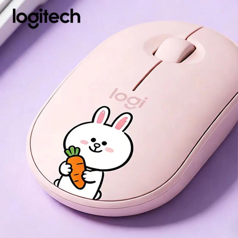 

Беспроводная мышь Logitech M350 Cute, двухрежимная, бесшумная, для офиса, совместима с планшетами и ноутбуками, компактная и стильная.