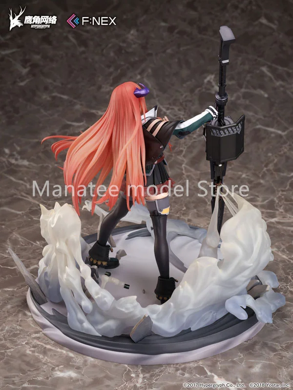 ﻿   FuRyu Original Arknights Bagpipe Elite 2 VER. 1/7 PVC Action Figure Anime Modelo Brinquedos Coleção Boneca Presente