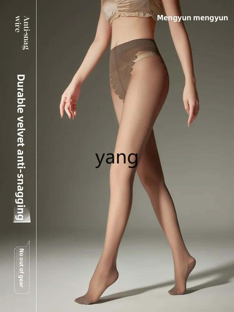 CX spring and summer stockings women's thin anti-hook pantyhose without crotch velvet bare-leg artifact
