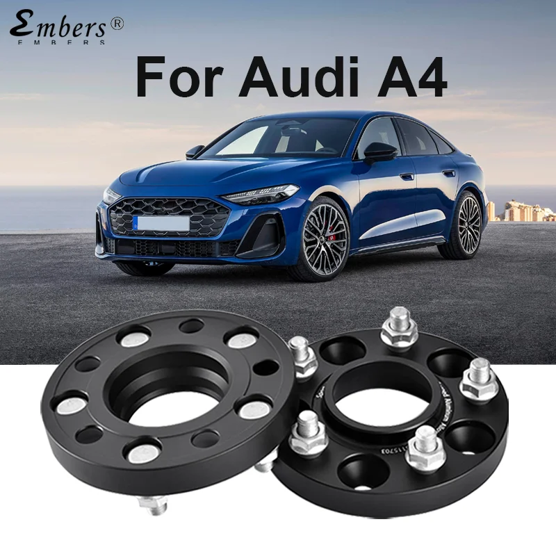 

Embers For Audi A4 PCD 5X112 CB 66.6 M14X1.5 Forged Aluminum Wheel Spacers Hub Adapter 2 Piece