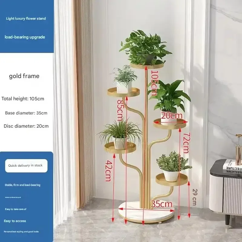 Nordic Flower Stand Aesthetics Decorations Fashion Plant Stand Indoor Light Luxury Plantenrek Home