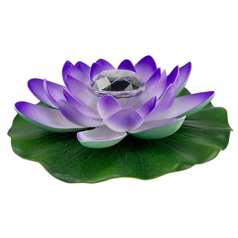

2Pcs Solar Lotus Waterproof Garden Decoration Outdoor LED L Lighting