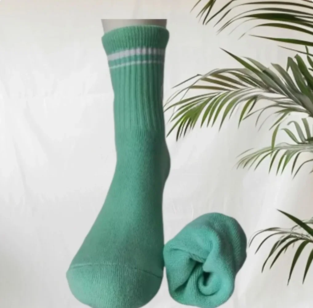 Retro Katoen Yoga Sportsok Dames Middellange Sokken Pilates Fitness Sport Vier Seizoenen Sokken Dames Yoga Medium Sok 1 paar