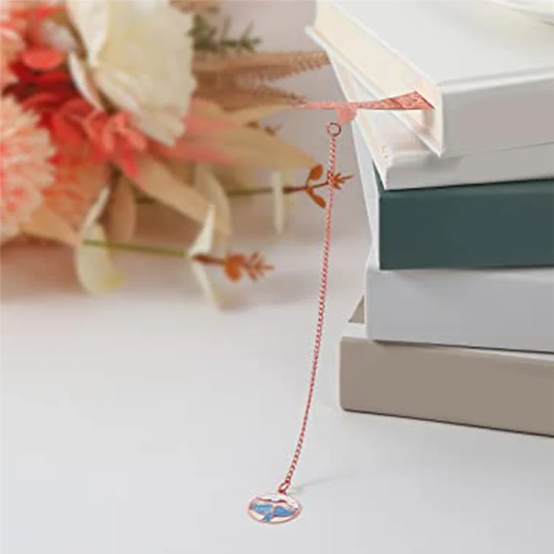 Marque-page baleine en métal, cadeau d'anniversaire pour les amoureux des livres, marque-page en laiton, cadeau de Noël pour la fête des mères