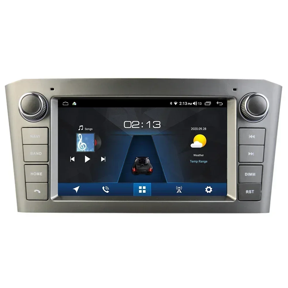 CarPlay 7'' Android 13.0 Car DVD Player 8GB 128G multimedia car radio GPS WiFi for TOYOTA AVENSIS T25 2002 -2005 2006 2007 2008