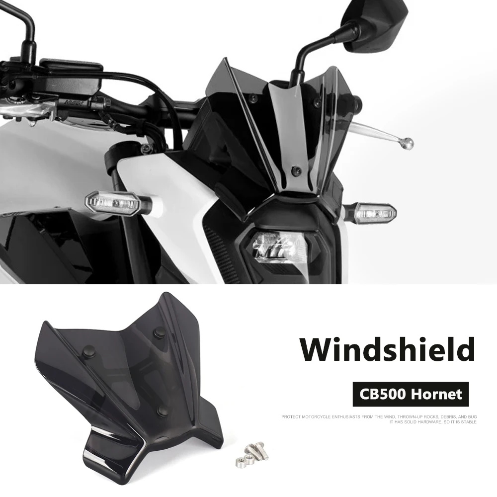 

CB500 Hornet 2025 2024- Windshield For Honda CB 500 Hornet WindScreen Windshield Visor Wind Deflector Moto Wind Screen Deflector