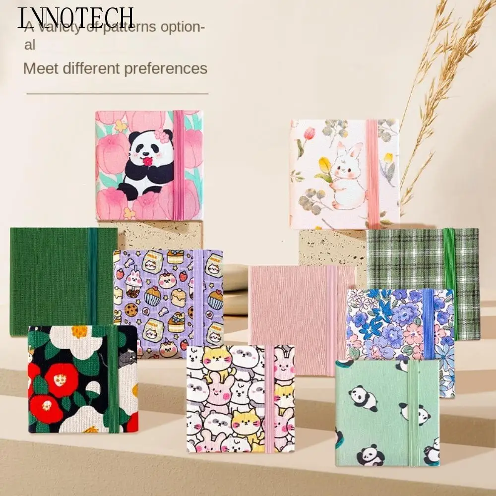 

Flower Mini Fabric Watercolor Book Paper Pad Colorful Watercolor Sketchbook 20 Sheets Square Mini Watercolor Painting Book