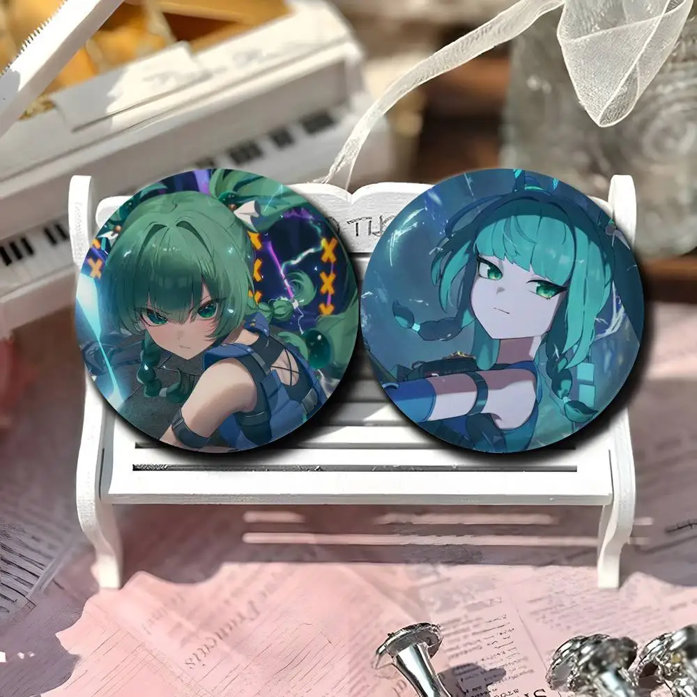 

Qingyi Zzz Game Cute Badges Round Exquisite Badge Brooches Creative Pins For Clothes Hat Backpack Gift Accessories