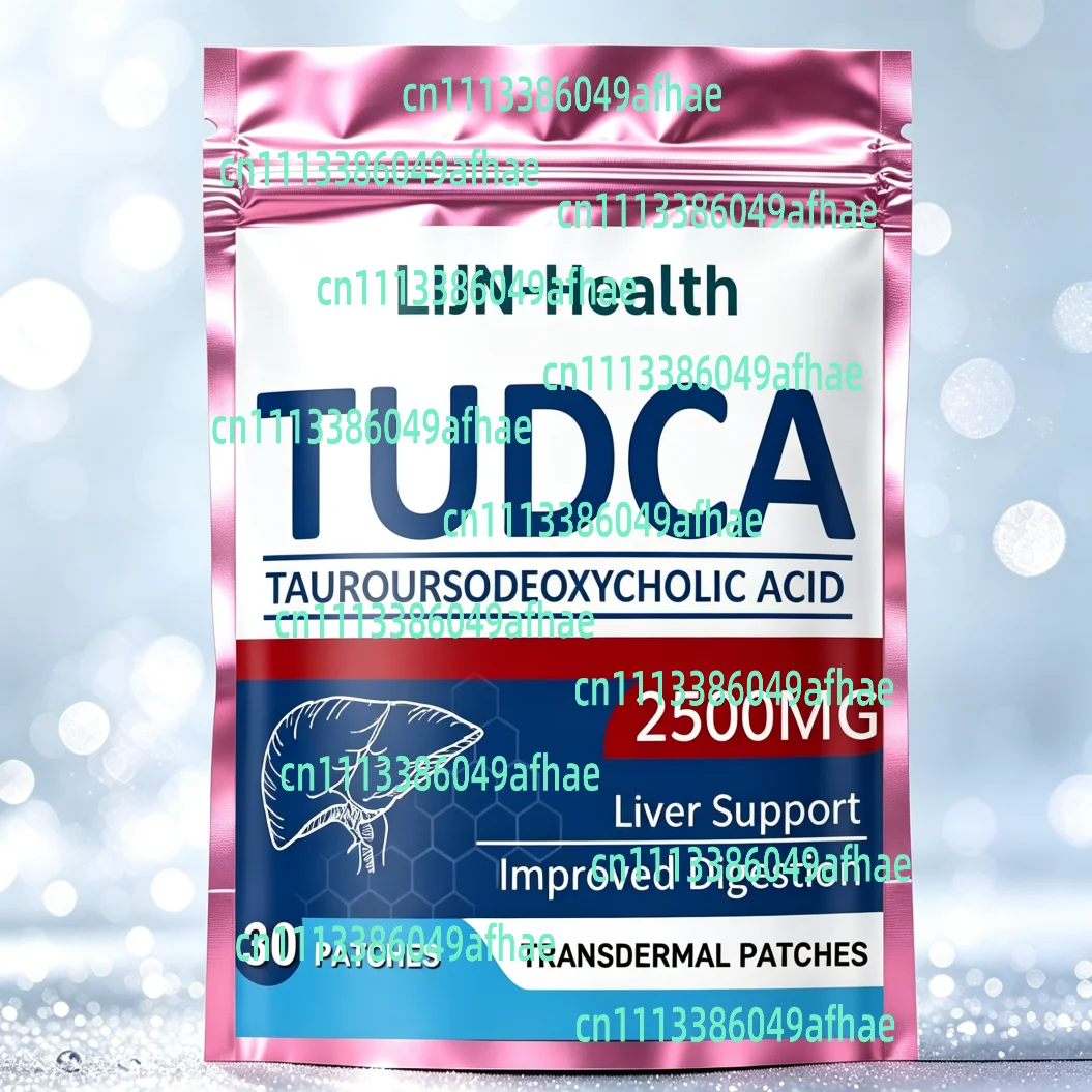 30 Patches Tauroursodeoxycholic Acid Transdermal Patches Pure Tudca For Liver Detox & Cleanse And Gallbladder Clease