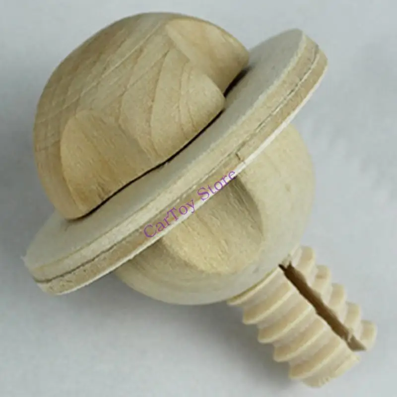 براغي خشبية طبيعية آمنة للأطفال ألعاب تعليمية ومجموعات حرفية سهلة التجميع