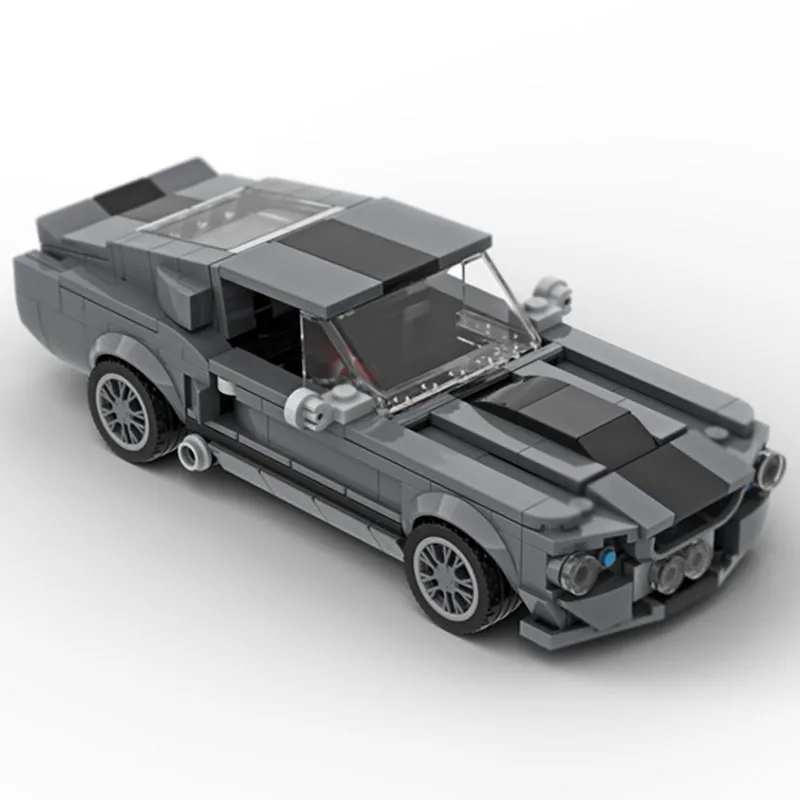 نموذج سيارات المدينة Moc قوالب بناء وحدات بطل السباق نموذج التكنولوجيا كتل عيد الميلاد لتقوم بها بنفسك لعبة هدايا البناء