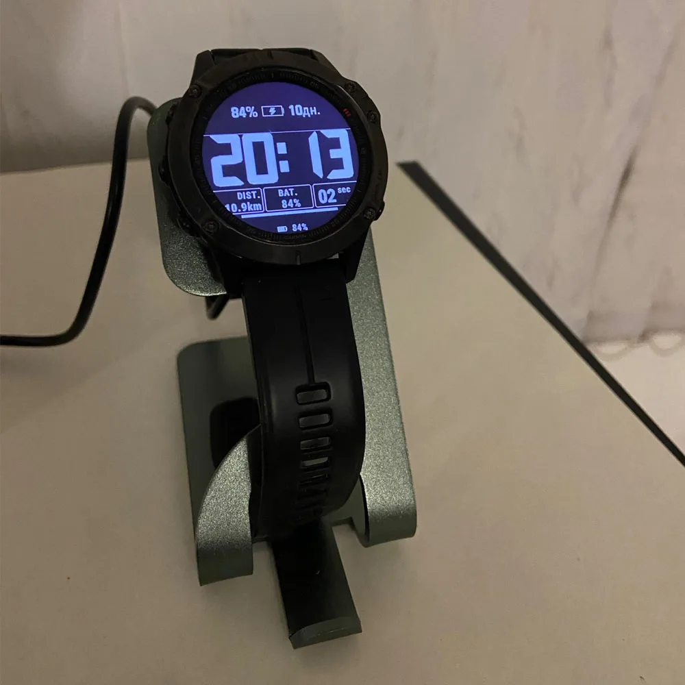 Metal Charger for Garmin Fenix 8/E 5 6 7 7S 7X Pro/Forerunner 935 945 45 45S 245/Approach S40 S60 Vivoactive 3 4 5 Charging Dock