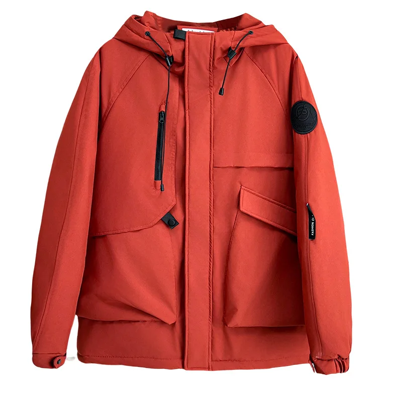 Plus Size Women Parka Winter New Loose Fashion Label Hooded Outdoor Jacket Thicken Warm Cotton-padded Coat 358