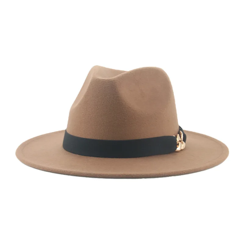 

Woolen Fedora Hat Tibetan Hat New Denim Top Hat Belt Felt Cap Western Cowboy Hat Top Hat Panama