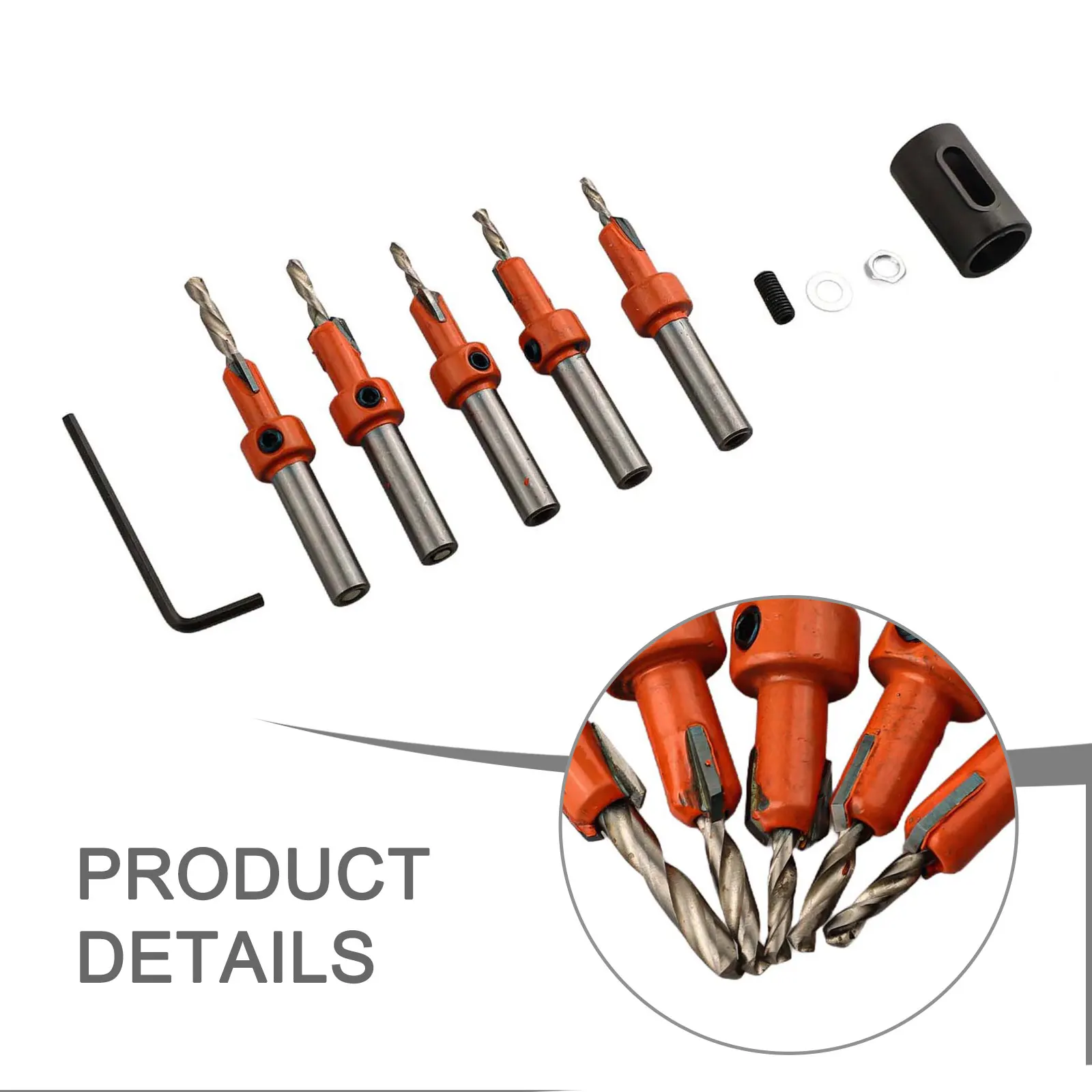 

Drilling Holes In Metal 2.8mm Tapered Drill Bit Drilling Holes Easy Use Metal Material Replaceable Center Drill
