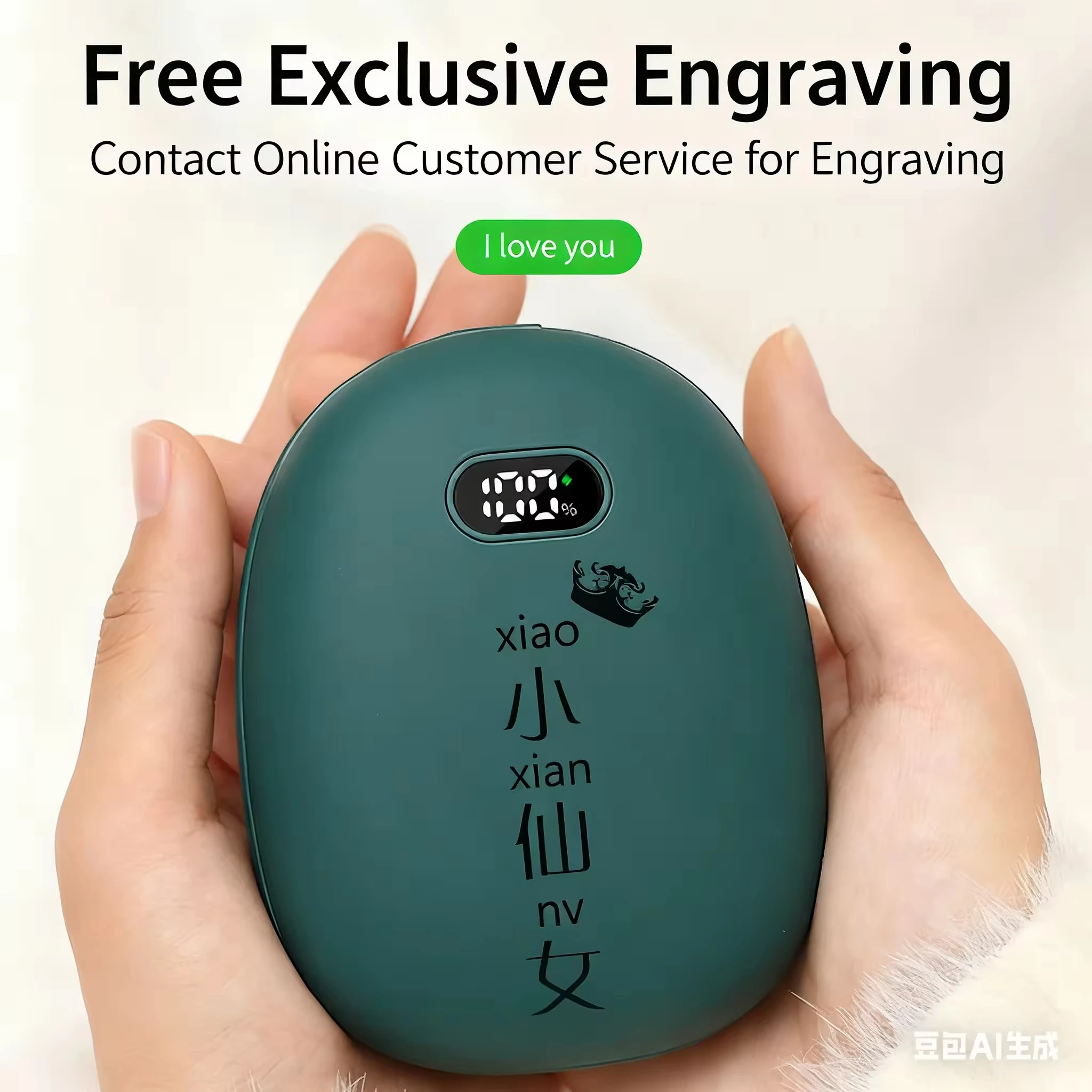 Hand Heater Magnetic Mini Portable Electric Usb Reusable Rechargeable Hand Warmer