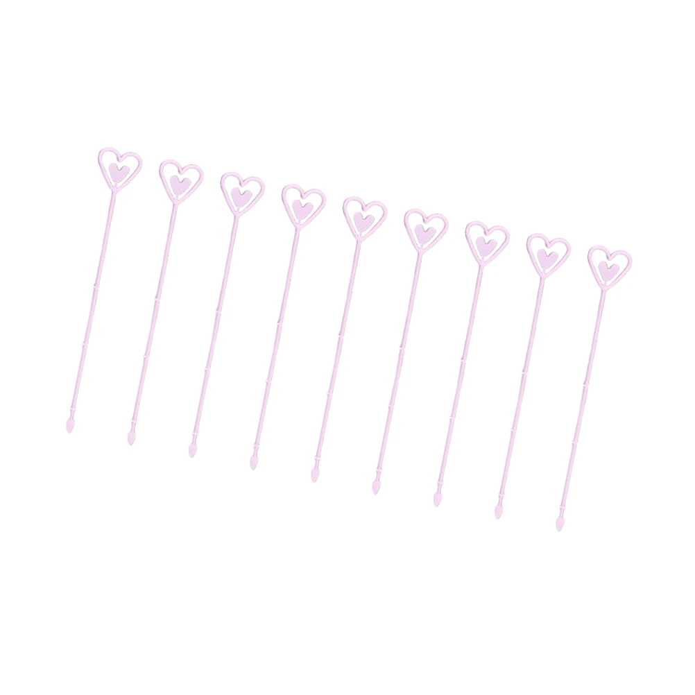 

80 Pcs Heart Shape Card Holders Paper Clips for Wedding Party Supplies Flower Shop Decorations Reusable Accessories