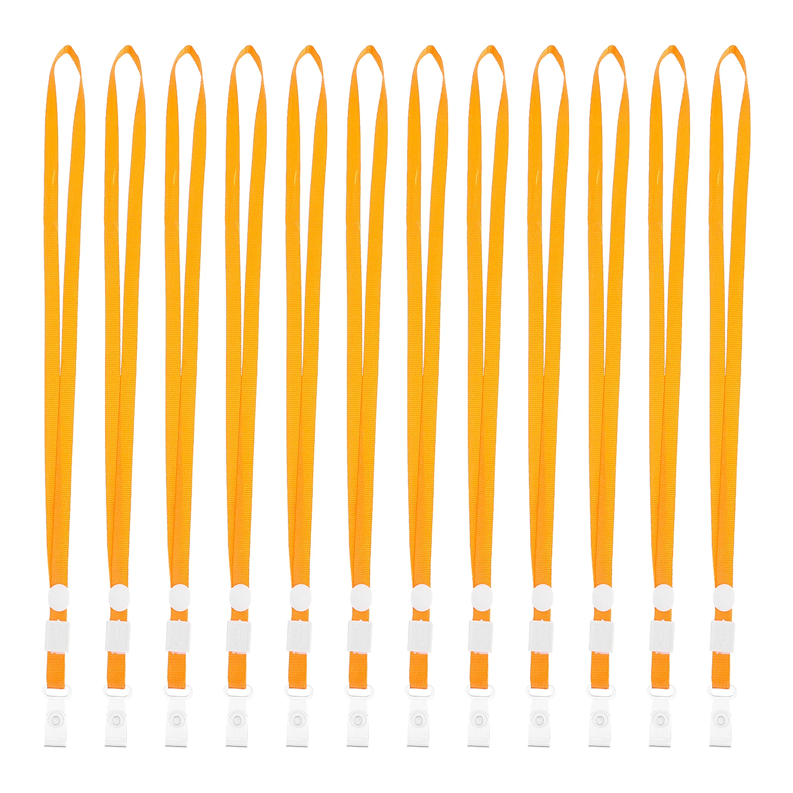 

50Pcs Id Badge Lanyards High-Quality Hanging Straps Comfortable Neck Holder for Work School Exhibition Certificate Badge