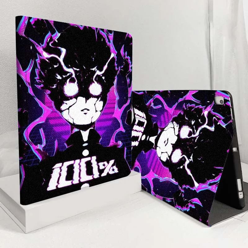 

Cartoon Mob Psycho 10 For iPad Pro Air Mini 1 2 3 4 5 6 7 7th 8th 9th 10th 11th 10.2 9.7 10.5 10.9 11 12.9 13 Inch Tablet Case