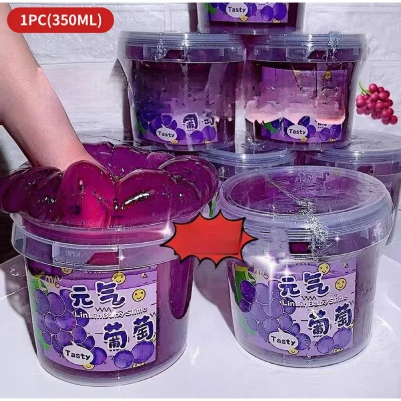 Milk Bucket Large Capacity Slime, Soft Jelly Fake Water Slime, Stress Relief Toy, Hand Kneading Toy for Kids and Adults