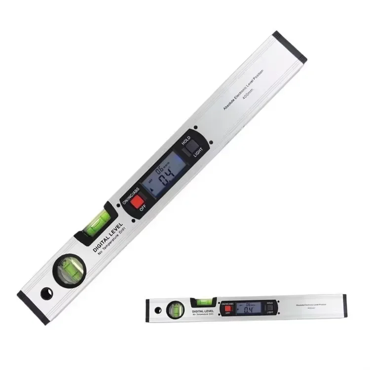 360 Degree Digital Inclinometer 400mm Magnetics Vertical Goniometer Portable DIY Angle Level Measuring Tool
