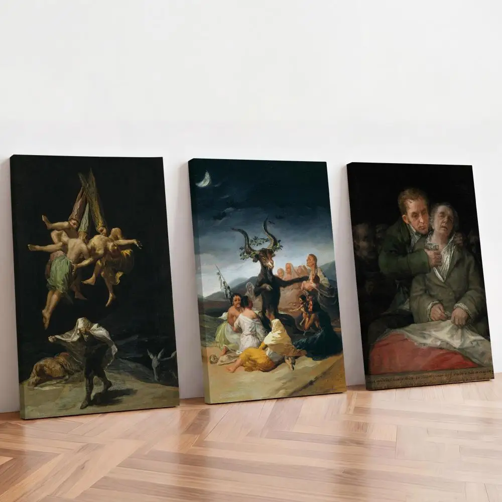Francisco Goya Famous Painting Painting Calligraphy Inner Frame Painting Perfect for Living Room Bedroom House Wall Decor