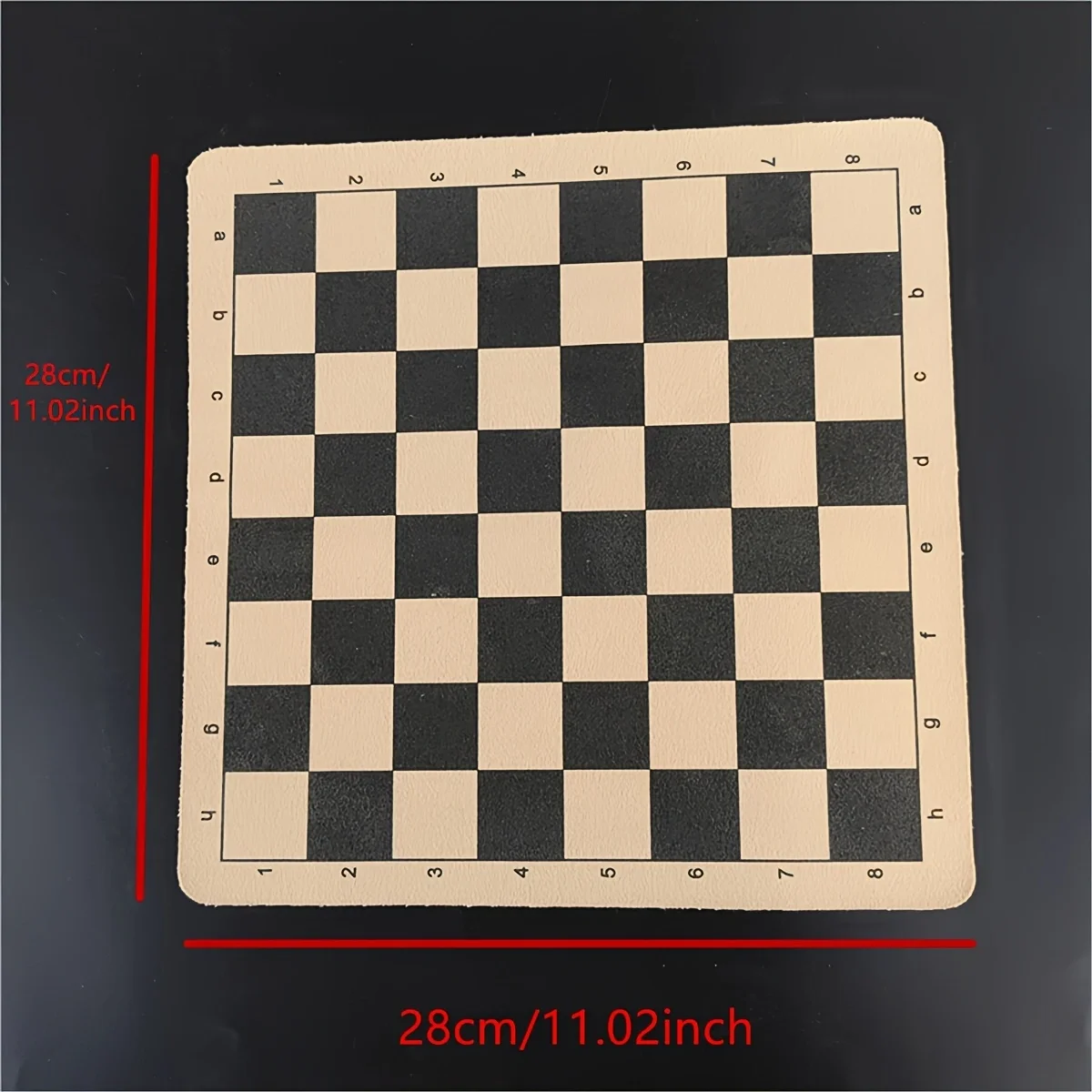 Antique Small Terra Cotta Warriors Chess Pieces Chess Leather Board 28cm/11.02inch Hand Made Retro Character Modeling Game