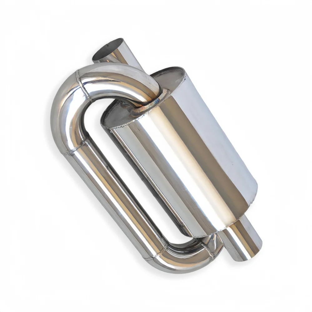 General S Type Exhaust Resonator S Type Exhaust Pipe Muffler Accessories Back Pressure Exhaust Device Customization