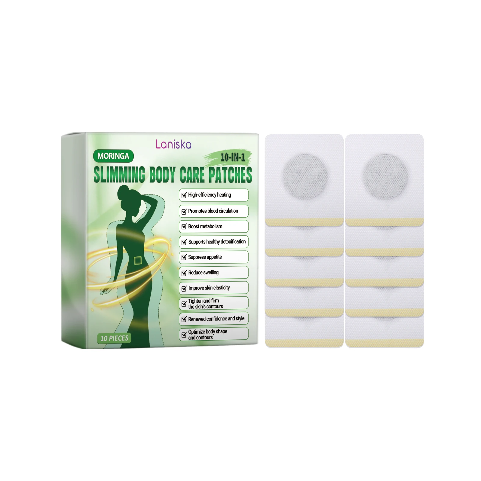 Waist Slimming Patches Weight Loss Fat Burning Anti Cellulite Regulating Insulin Secretion Appetite Control Body Sculpting Patch