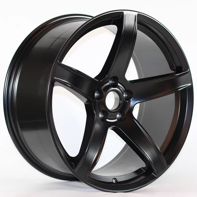 1pcs 20inch Deep Five Spoke Matte Black Aluminium Wheel Rims 5X115PCD Passenger Wheel For Dodge Hellcat Challenger