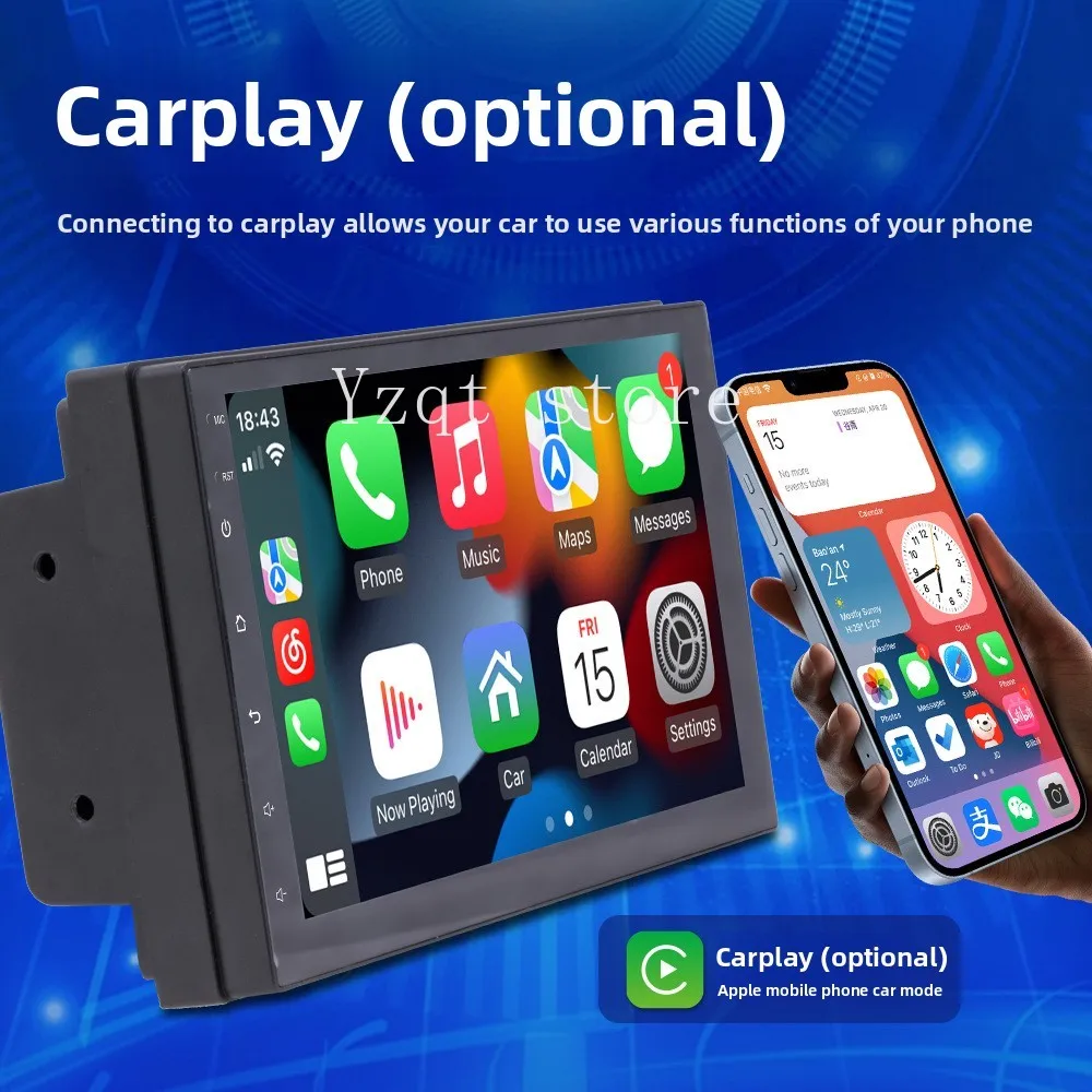 Jing Anchi 7/9/10 inch Android GPS car navigation machine Bluetooth central control large screen carplay car machine