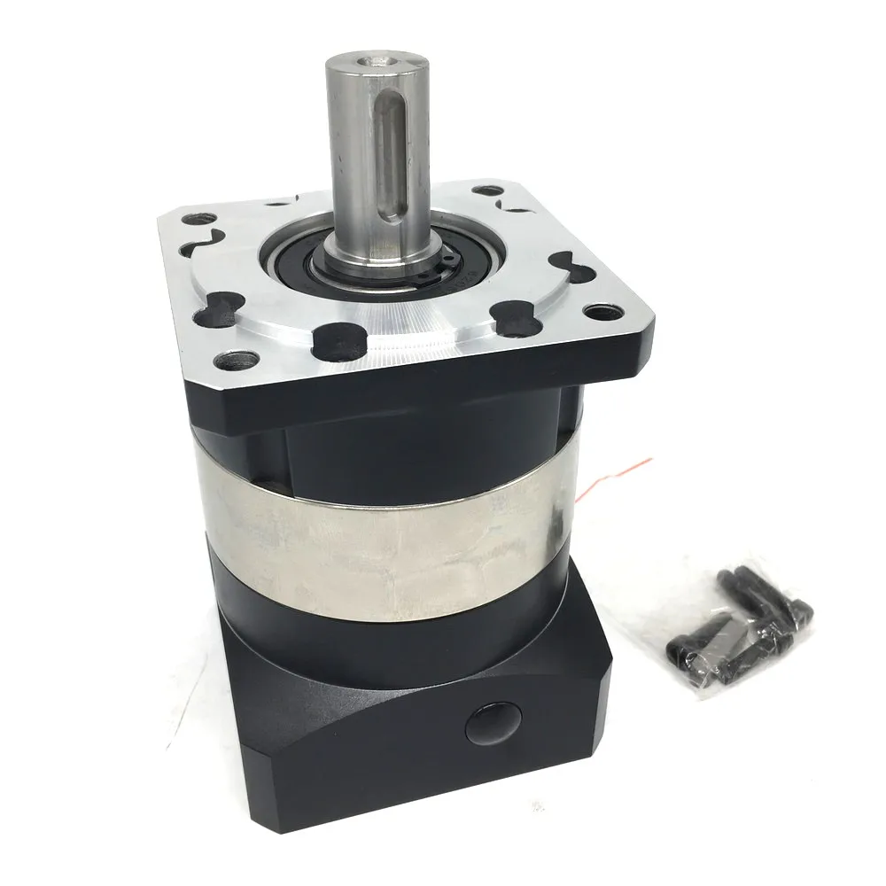 Nema52 130mm Stepper Motor Robot Lathe Planetary Gearbox Ratio3-100:1 7arc Minutes 19 24mm Input Reducer For Nema42 110mm