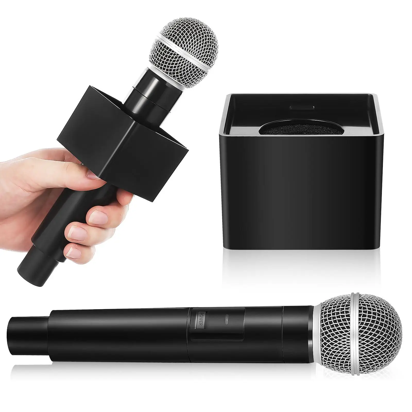 1pcs Simulation Toy Sturdy Metal ABS Kids Prop for Speech Stage Fun Party Simulation Microphone Plastic Instrument