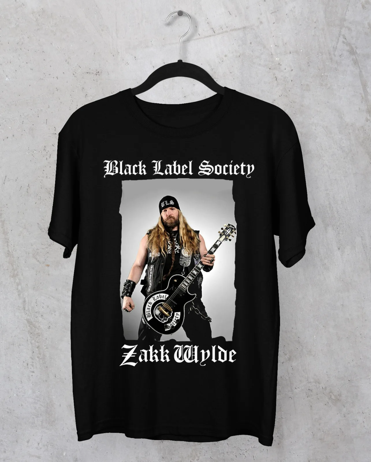 Zakk Wylde Short Sleeve Heavy Cotton Black All Size Unisex Shirt