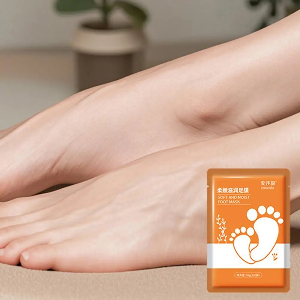 

Маска-пилинг для ног Отшелушивающие маски для ног для сухих, необработанных потрескавшихся ног на пятках, мозолей и омертвевшей коже - Маска-пилинг для ног 1 шт.