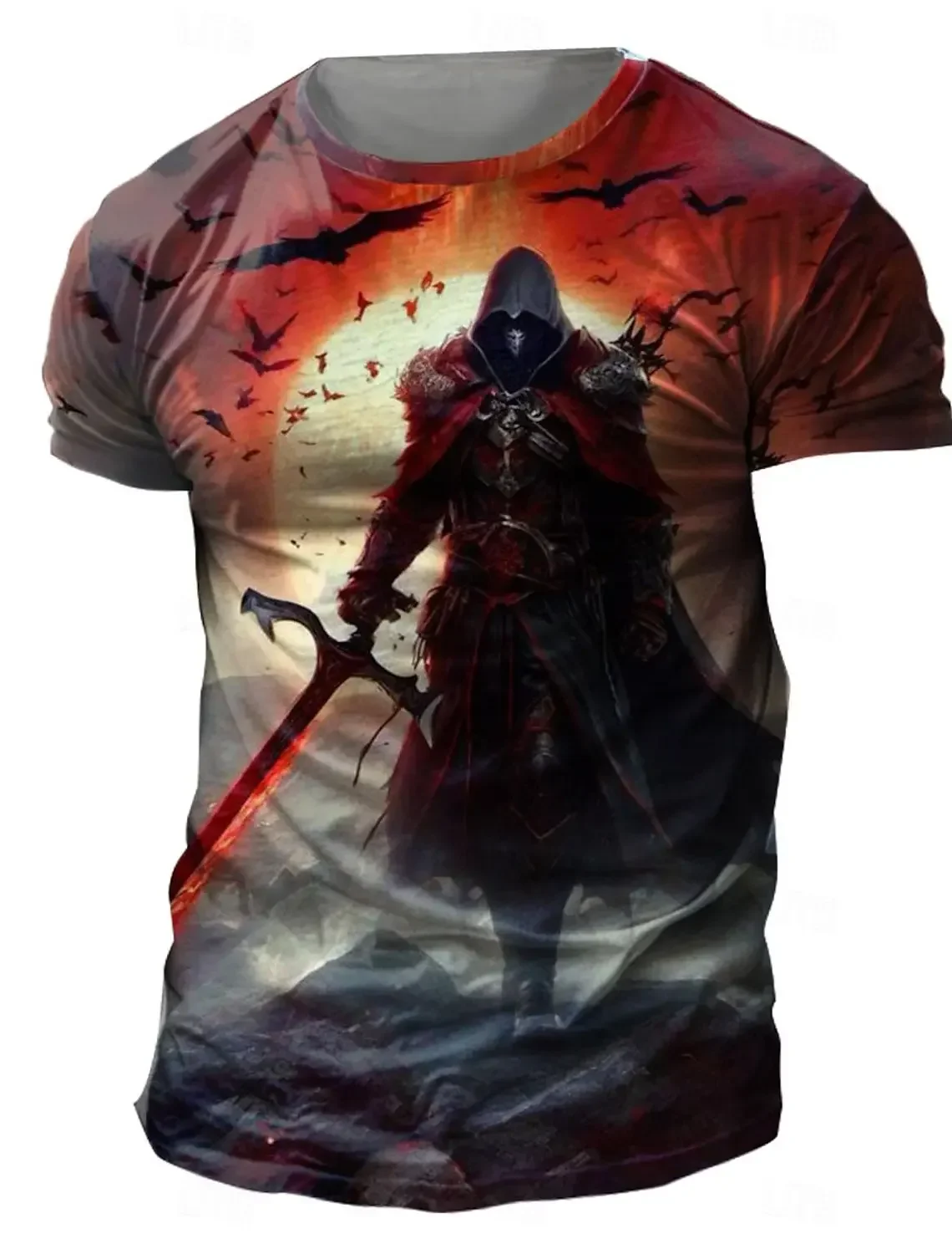 

Graphic Templar Cross Knights Templar Fashion Men's 3D Print T Shirt Tee Street Sports Outdoor T Shirt Summer Crew Neck Shirt