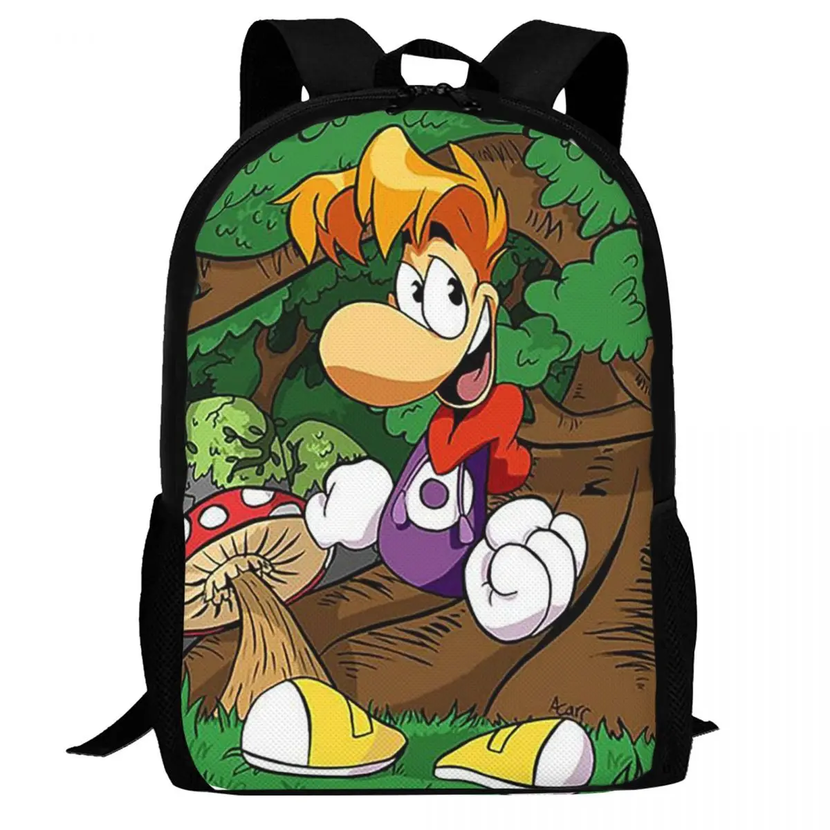 

Рюкзак Rayman Legends с героями мультфильмов, большой вместительный рюкзак для детей, школьная сумка, сумки на плечо для мужчин и женщин