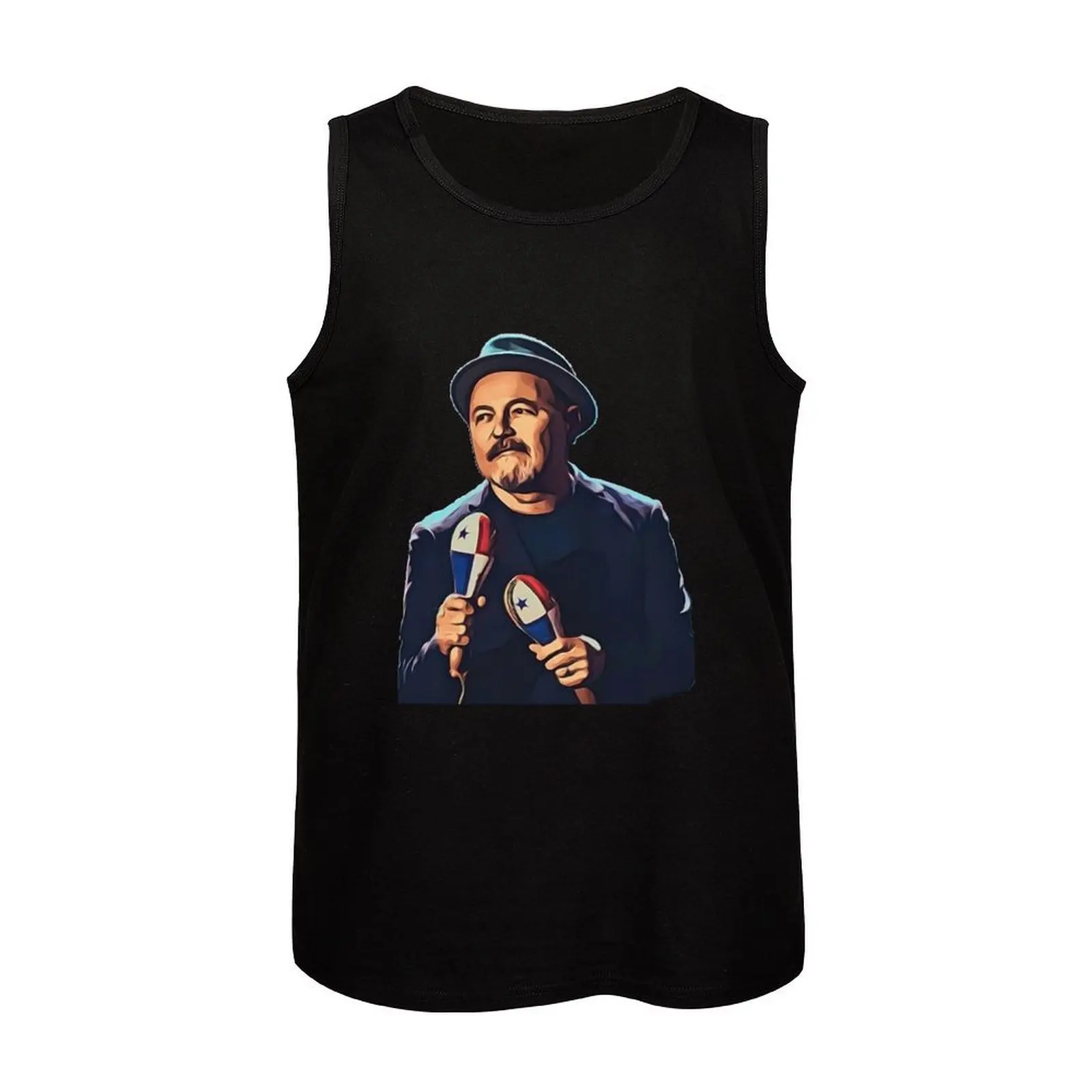 روبن بليدز - تي شيرت El شاعر دي لا السالسا بدون أكمام للصالة الرياضية للرجال ملابس رياضية للصالة الرياضية